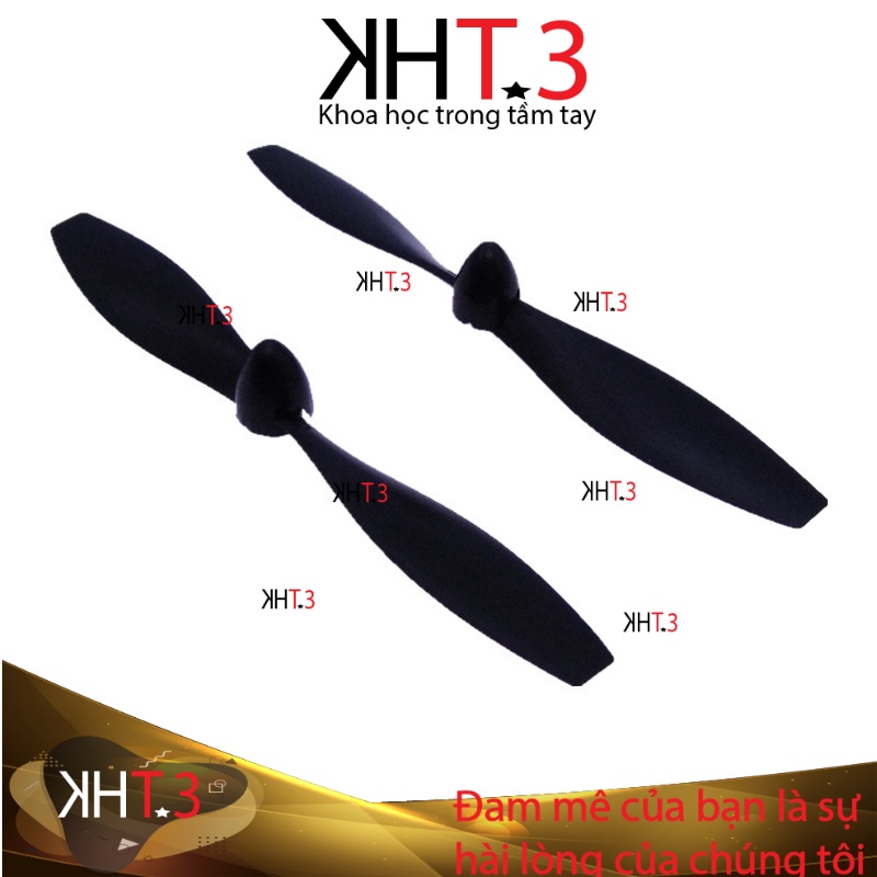 Bộ 2 Cánh quạt nhựa thuận nghịch 2 cánh trục 2 mm kích thước 108 mm