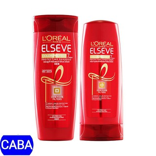 Dầu Gội/Xả Cho Tóc Nhuộm L'oreal Paris Elseve Color Protecting 330ml/325ml (chai đỏ)