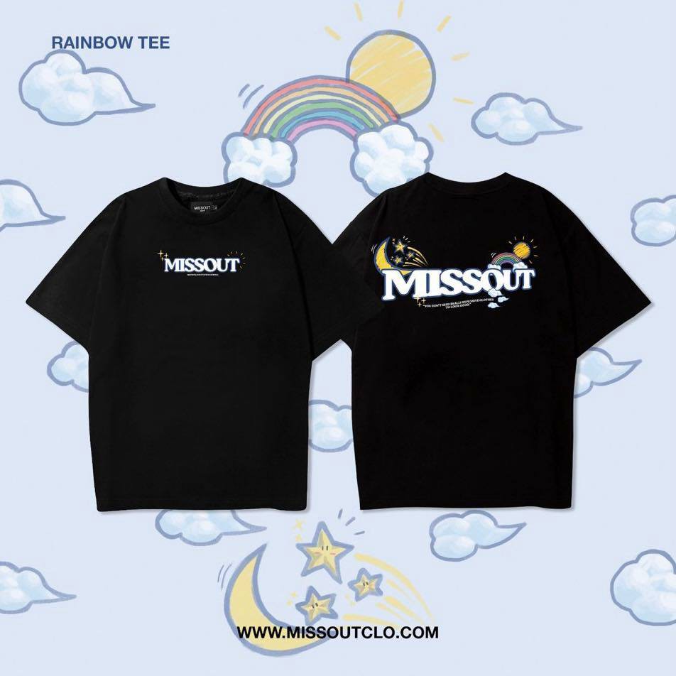 [Mã SKAMCLU7 giảm 10% Tối Đa 50K đơn 0Đ] ÁO THUN RAINBOW MISSOUT
