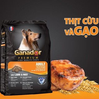 Thức ăn cho chó trưởng thành Ganador vị thịt cừu & gạo Lamb & Rice 400gr