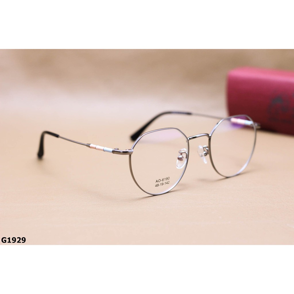 Gọng Kính Cận Hợp Kim Shady Unisex G1929 (Nhiều Màu)