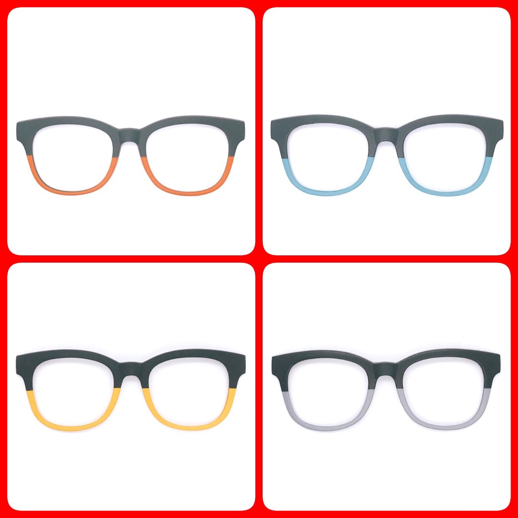COMBO2.1❤️GỌNG+2 MẶT KÍNH❤️Mắt kính Custumeye❤️Kính mát cận râm thời trang nam nữ nhiều màu gọng vuông tròn Hot Trend | BigBuy360 - bigbuy360.vn