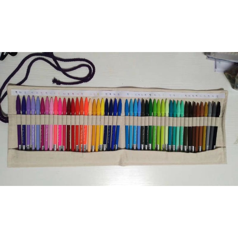 |ORDER| TÚI VẢI CUỘN BÚT LÔNG MONAMI PLUS PEN 3000