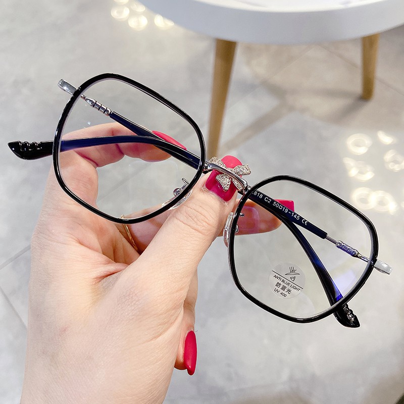 Mắt Kính Chống Ánh Sáng Xanh Phong Cách Retrojz2818