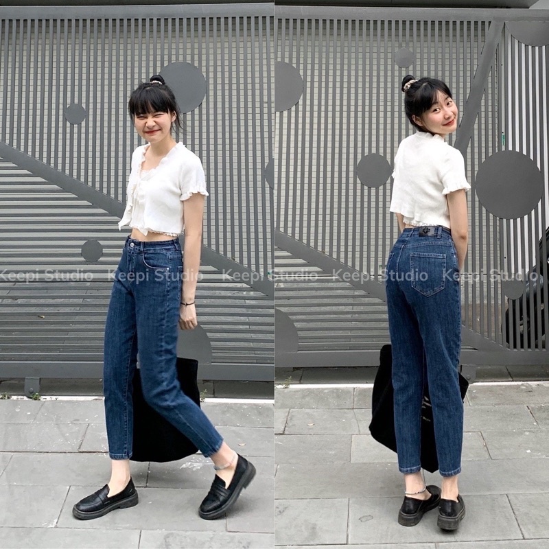 quần jeans boy nữ co dãn