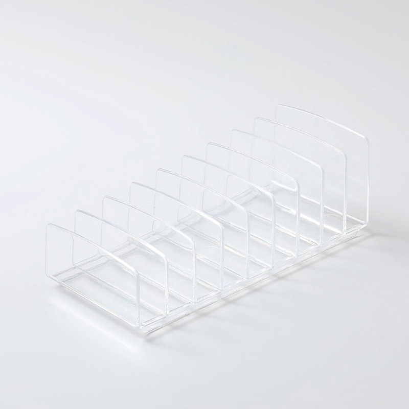 Giá Đỡ Bảng Phấn Mắt 9 Ngăn Trong Suốt Tiện Lợi