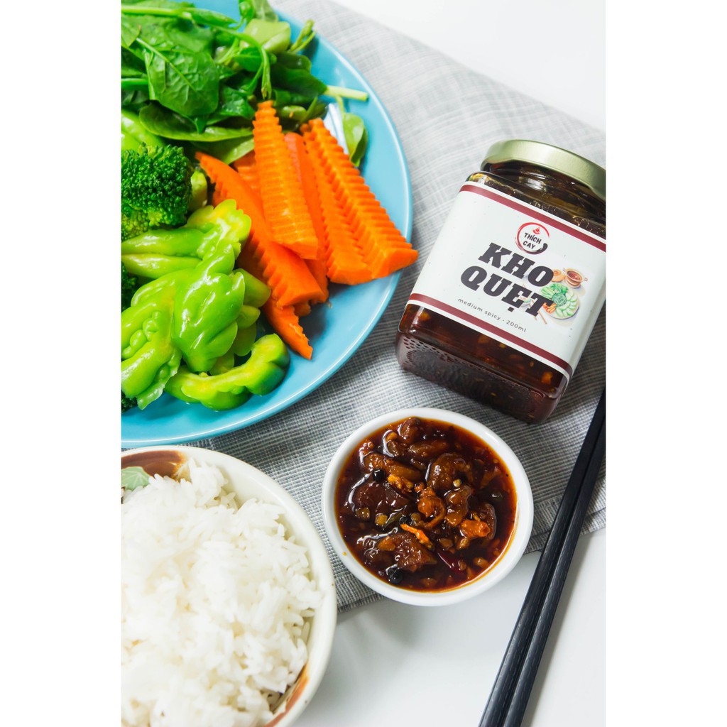 Kho quẹt Thích Cay, kho tiện lợi, tôm khô, ba chỉ, tóp mỡ, ngon, ẩm thực Việt Nam, đặc sản Việt | BigBuy360 - bigbuy360.vn