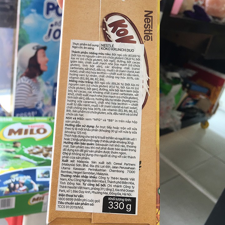 Ngũ cốc ăn sáng Nestle-Malaysia