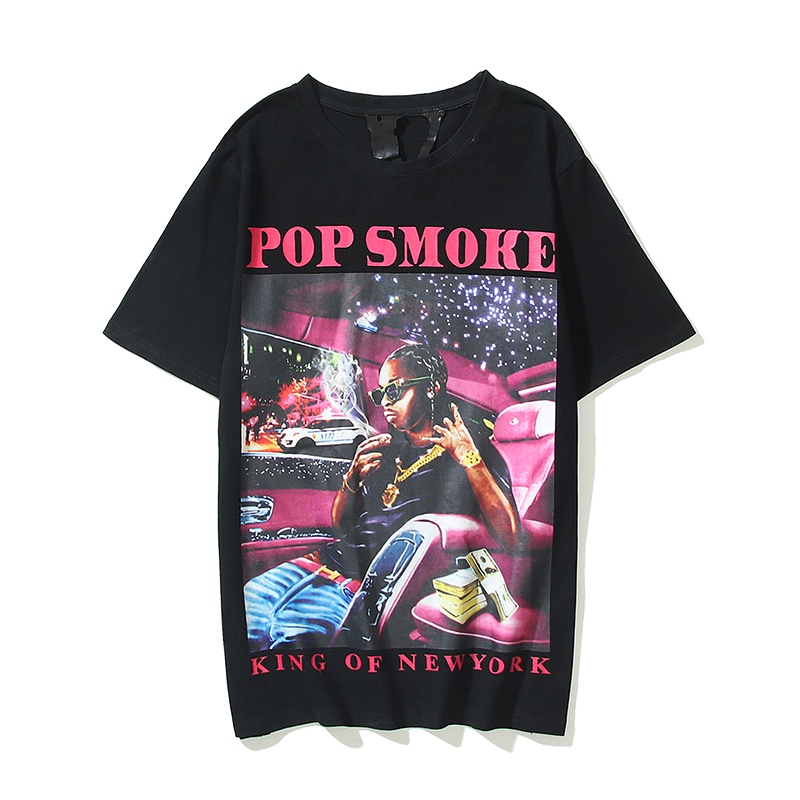 Áo Thun cotton Ngắn Tay In Họa Tiết Vlone Thời Trang Cho Nam Nữ