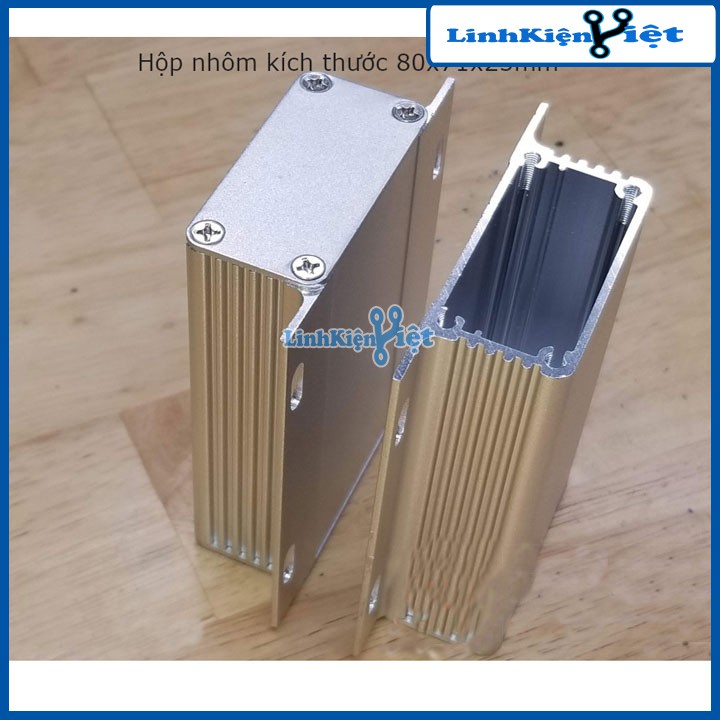 Hộp Nhôm Định Hình 25x71x80mm Hộp Đựng Mạch