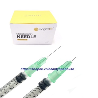 Needle Mesotherapy- Hộp kim Meso 32G 4mm 13mm Siêu Nhỏ Cao Cấp Magicalift - Kim Tiêm Căng Bóng PRP Cá Hồi