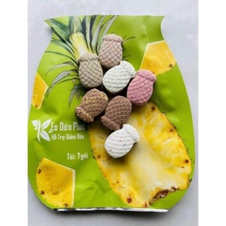 Kẹo dứa giảm cân vic plus 7 vị mẫu mới nhất _hàng sale siêu khủng
