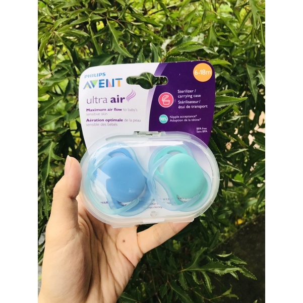 CHÍNH HÃNG 100%⚡️Ti giả chỉnh nha chống vâu Avent Ultra Air/Ultra Soft cho bé