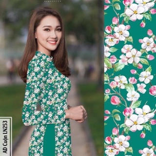 Áo dài hoa sứ nhí