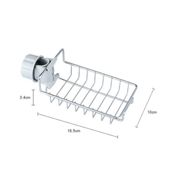 [Mã LIFEHLSALE2 giảm 10% đơn 0Đ] Kệ INOX Để Đồ Vòi Rửa Bát, Rửa Chén Siêu Tiện Lợi