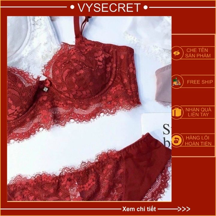 BỘ ĐỒ LÓT REN,SÉT NỘI Y  CAO CẤP MÚT MỎNG CÓ GỌNG SEXY ÔM NGỰC C1245 | WebRaoVat - webraovat.net.vn