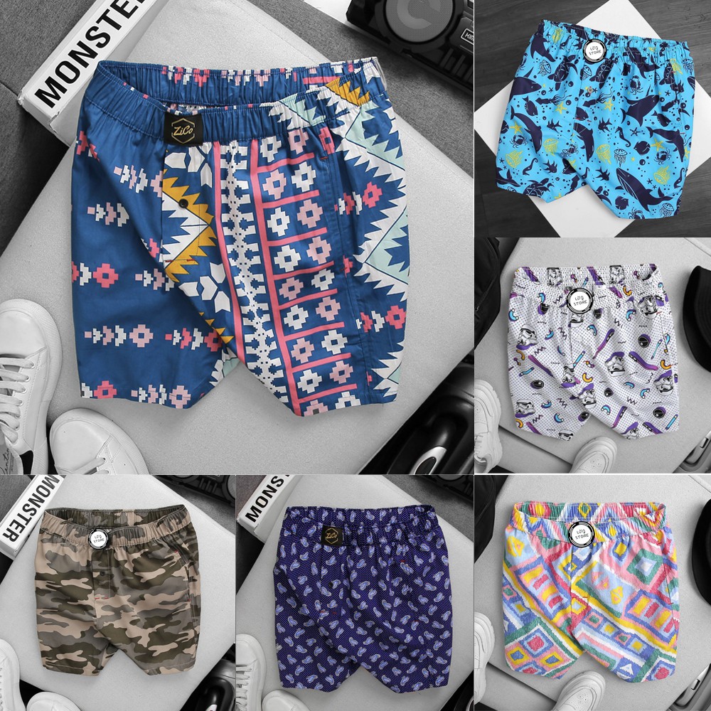 Quần đùi ngủ mặc ở nhà cho nam BIG SIZE từ 75 - 90kg - Lưng thun co dãn thoải mái, vải cotton mềm mịn, thấm hút mồ hôi