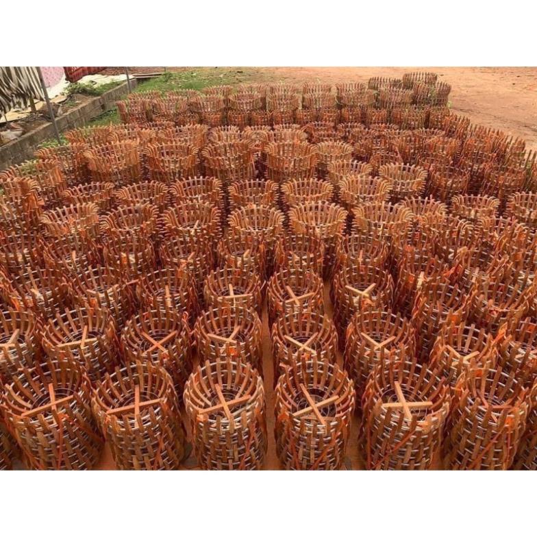 Chậu gỗ nhãn f20