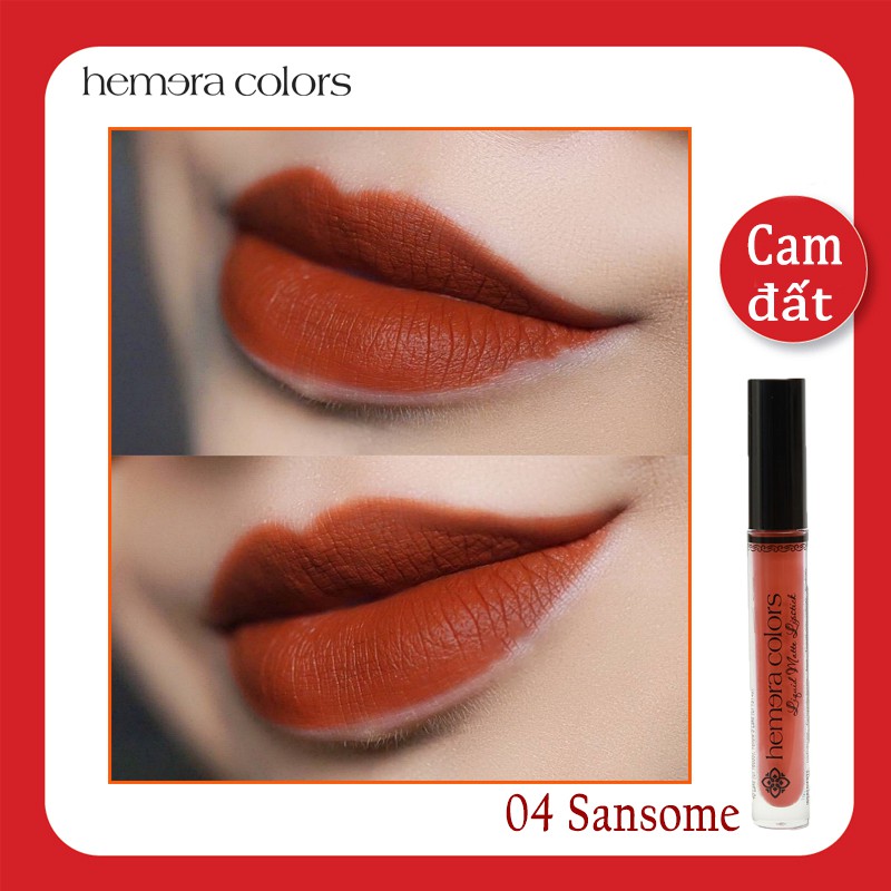 Son kem siêu lì Hemera Colors Liquid Matte Lipstick HLML01 - Mission