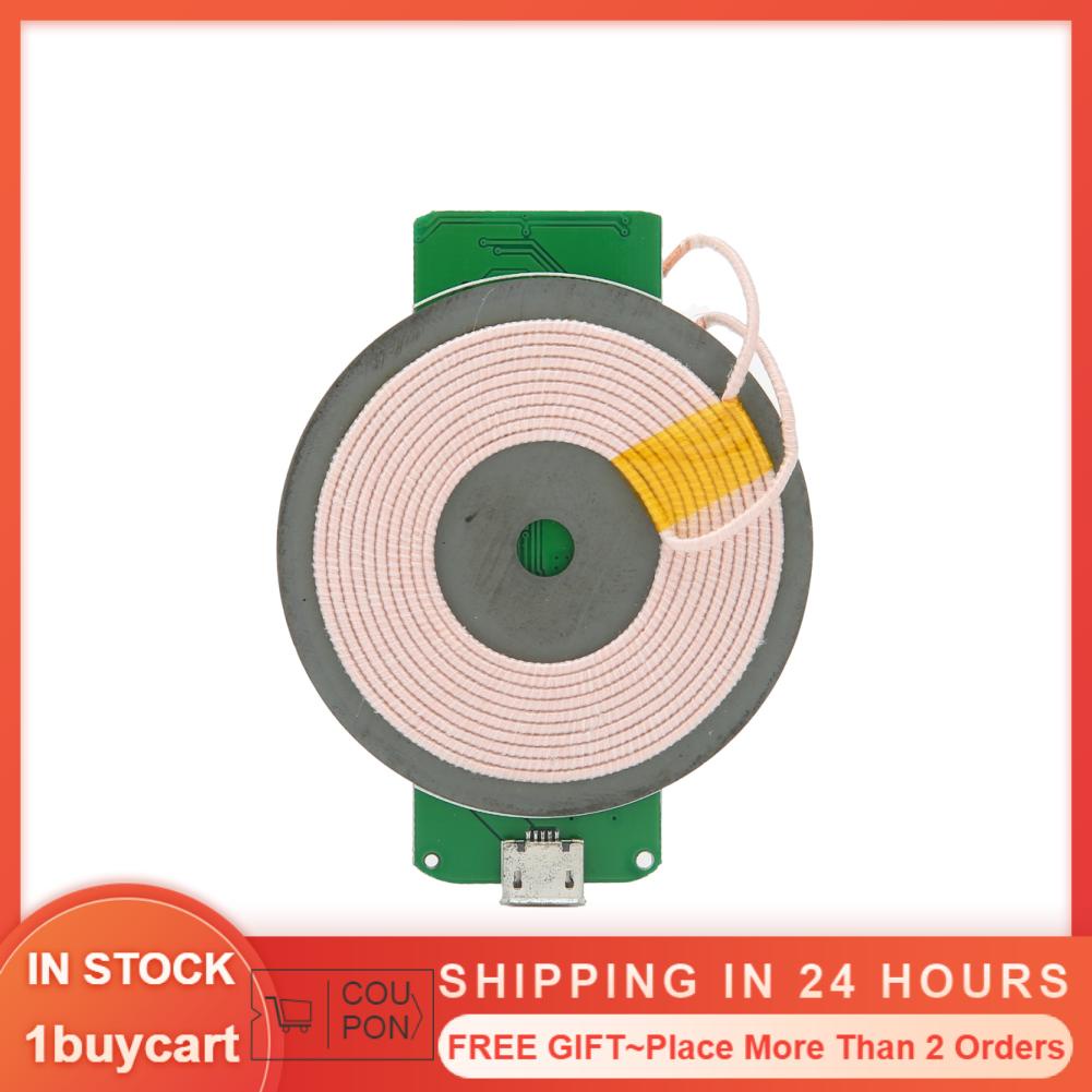 1buycart 5W Qi Fast Wireless Charger Module PCBA Circuit Board Transmitter Coil