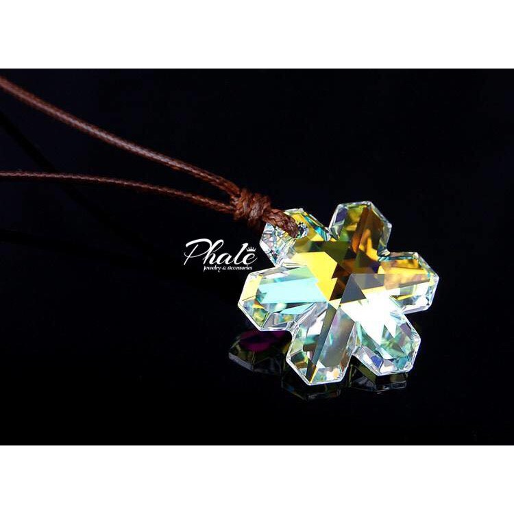 Mặt Dây Pha Lê Swarovski Hình Bông Tuyết S30mm