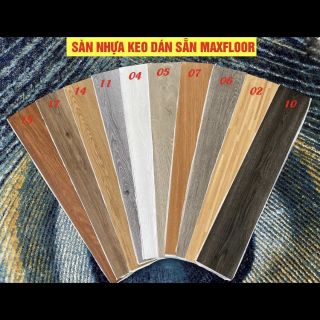   SALE COMBO  5 M2 Sàn Nhựa Giả Gỗ - Tự Dán Sẵn Keo - Kích Thước 91,5x15,4 cm 
