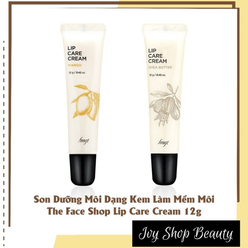 (Chính Hãng) Son Dưỡng Môi Dạng Kem Làm Mềm Môi The Face Shop Lip Care Cream 12g