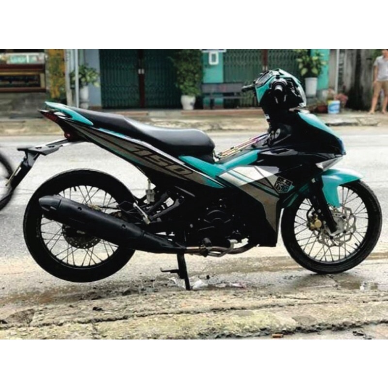 Tem Trùm Exciter 150 Đen Xanh Ngọc,Team Decal Ex150 Y15ZR