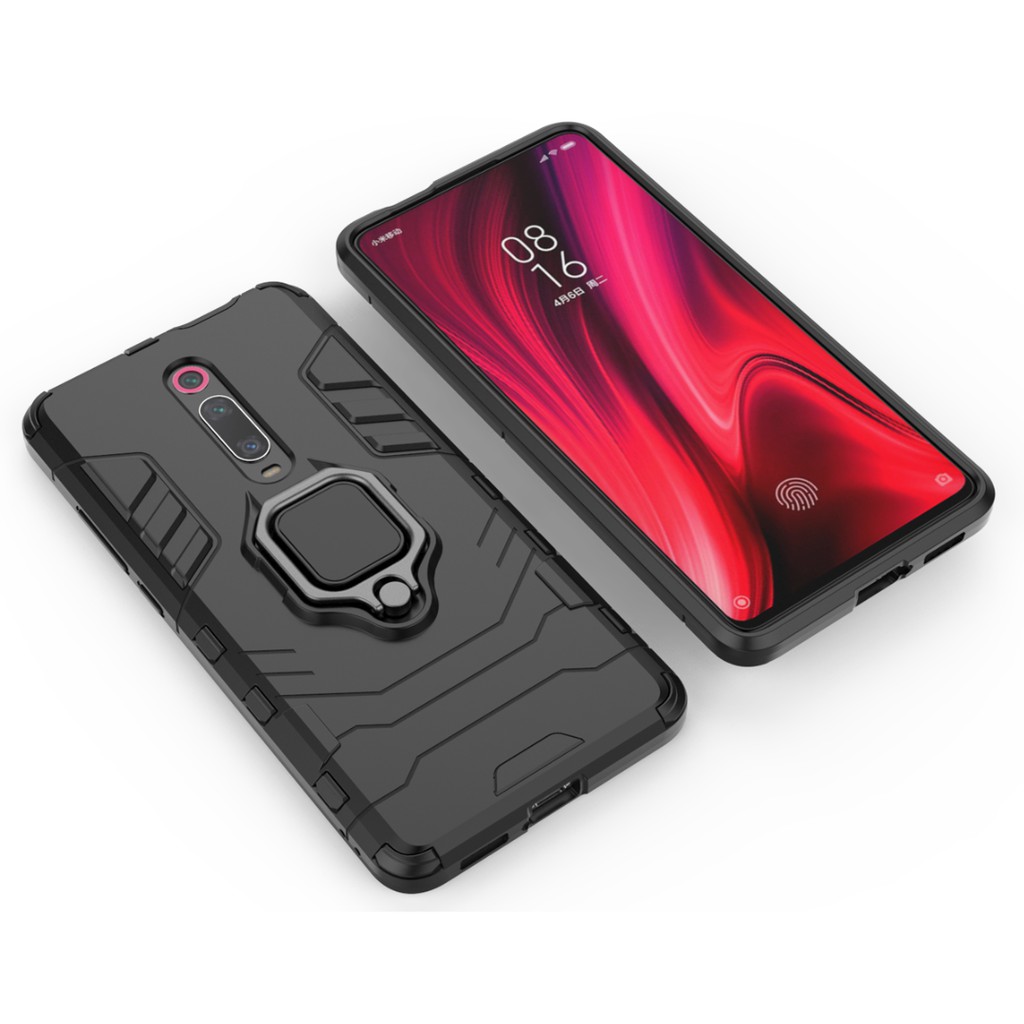 Ốp lưng cứng kèm giá nhẫn đỡ thời trang dành cho Xiaomi Redmi K20 K20 Pro