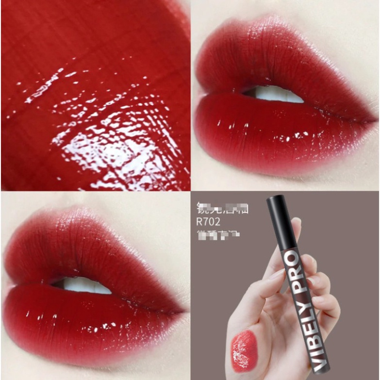 Ảnh thật  Son Tint lì VIBELY 970 nội địa chính hãng mịn môi lâu trôi GALA HOME