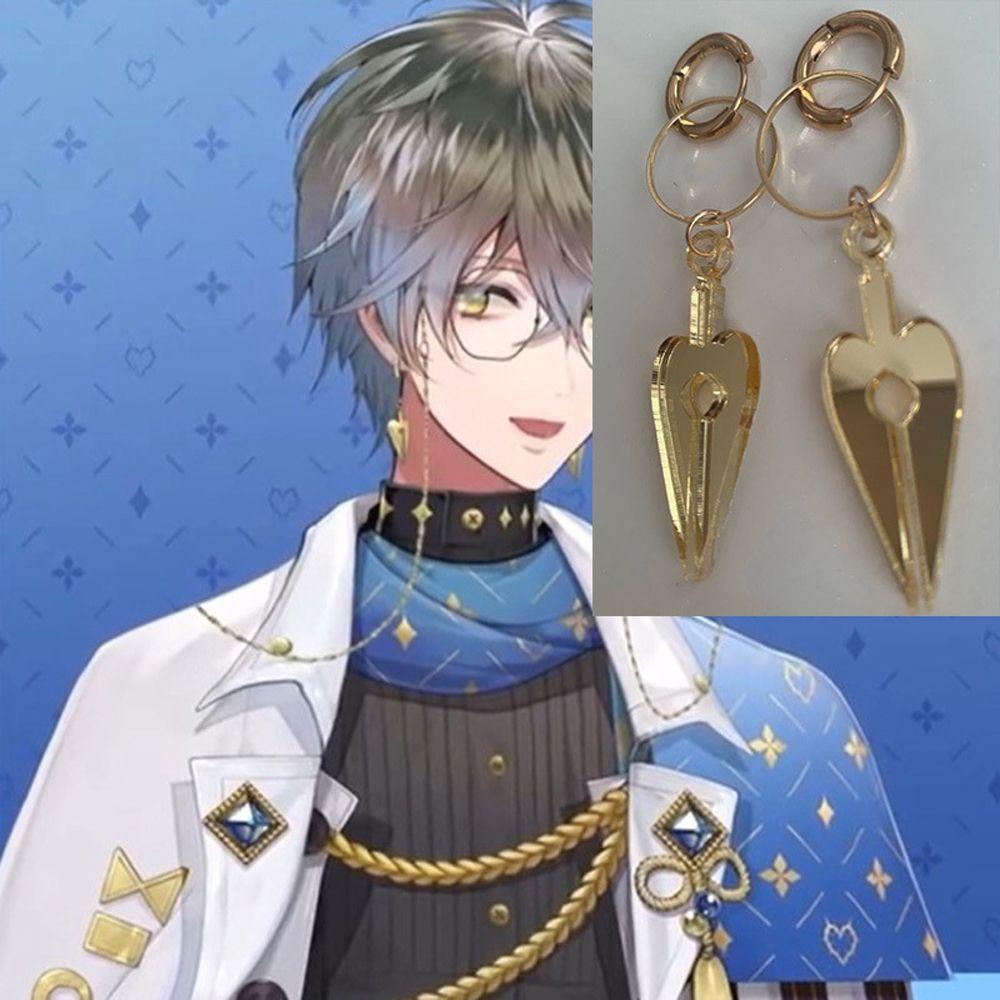 MXGOODS Bông Tai Dạng Vòng Họa Tiết Hoạt Hình Bằng Acrylic Thời Trang Cho Nữ