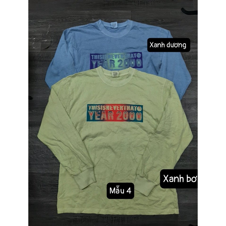 I. Áo Thun Unisex Tay Dài Thisisneverthat Lỗi Dơ KO Nhãn Chọn SP Ngẫu Nhiên - 3398 (MẪU 1,2,3,4,5)