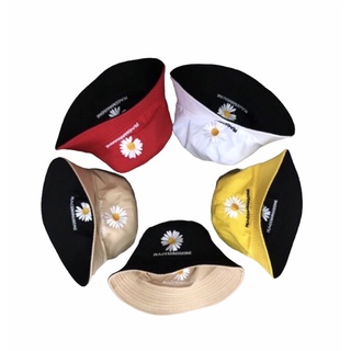 Nón bucket 2 mặt -nbk02- hoa cúc
