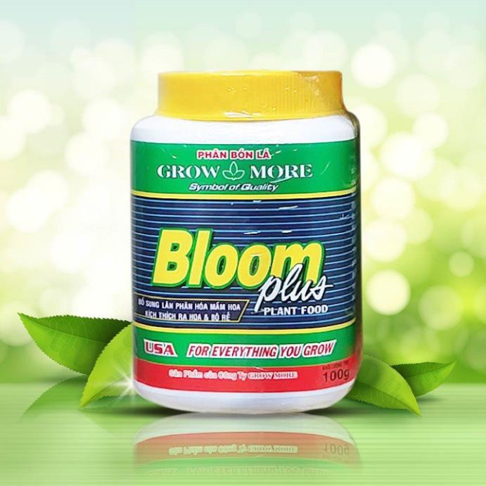Phân bón lá Growmore bloom plus 10-55-10 bổ sung lân, kích rễ mạnh hũ 100gr (hủ vuông 100g)