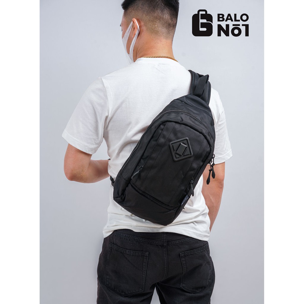 [Tặng Kèm Vớ] Balo đẹp 🍀FREESHIP🍀 [Chính hãng] Balo 1 quai Coleman Sling Bag Nhiều Màu - Black