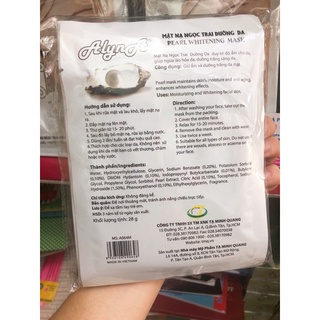 Lẻ 1 miếng mặt nạ Alyna 28g (Ngtrai, Nha đam, Trái cây)