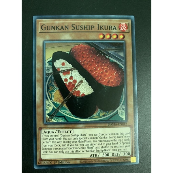 bài yugioh: gunkan suship ikura