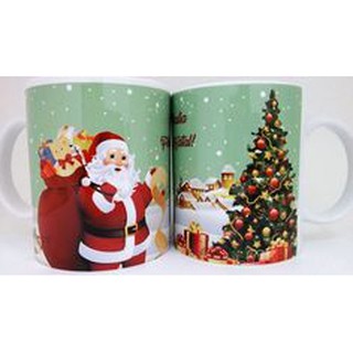 Cốc sứ uống trà cà phê in hình giáng sinh an lành - Quà tặng Noel