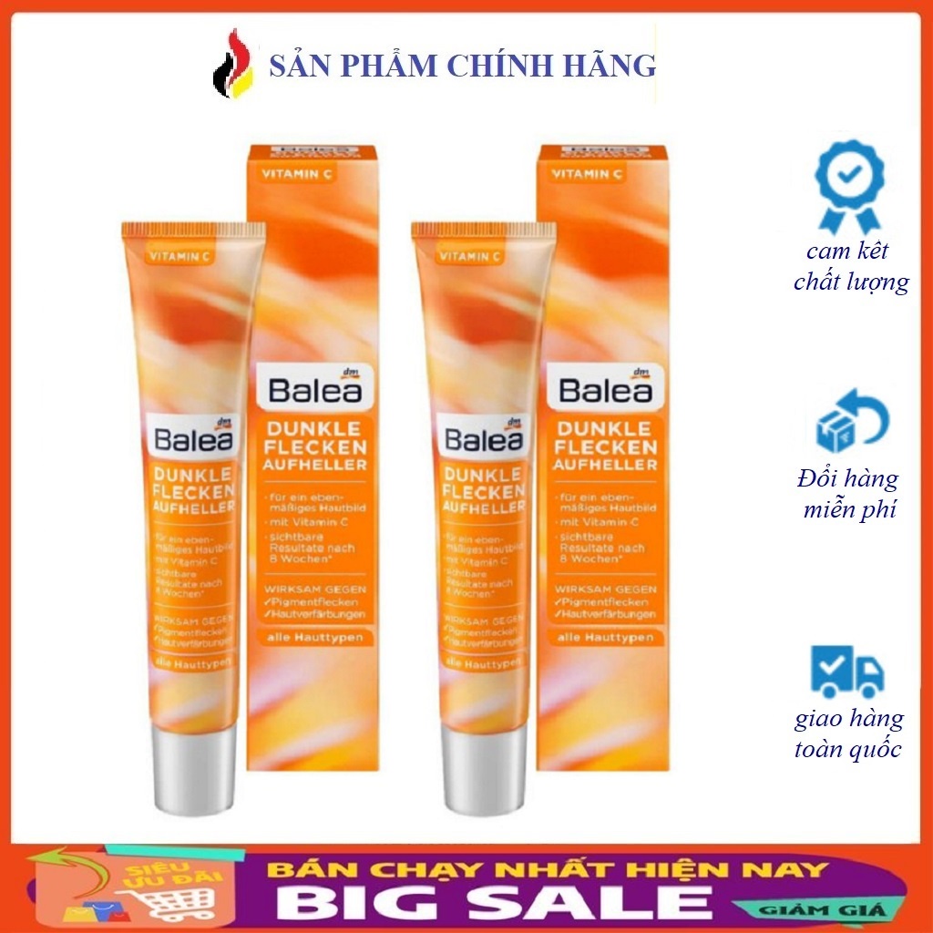 Kem sáng da, mờ thâm Balea Dunkle Flecken Aufheller 50ML
