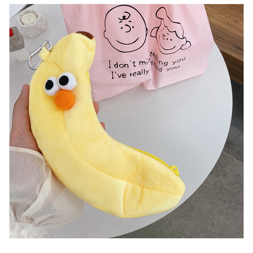 Hộp bút quả chuối cute đáng yêu