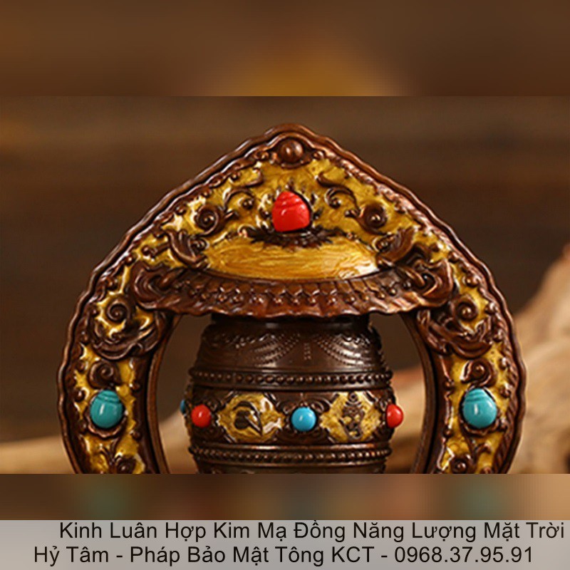 Kinh Luân Hợp Kim Mạ Đồng Năng Lượng Mặt Trời Để Bàn, Để ÔTô Có Pin Đi Kèm