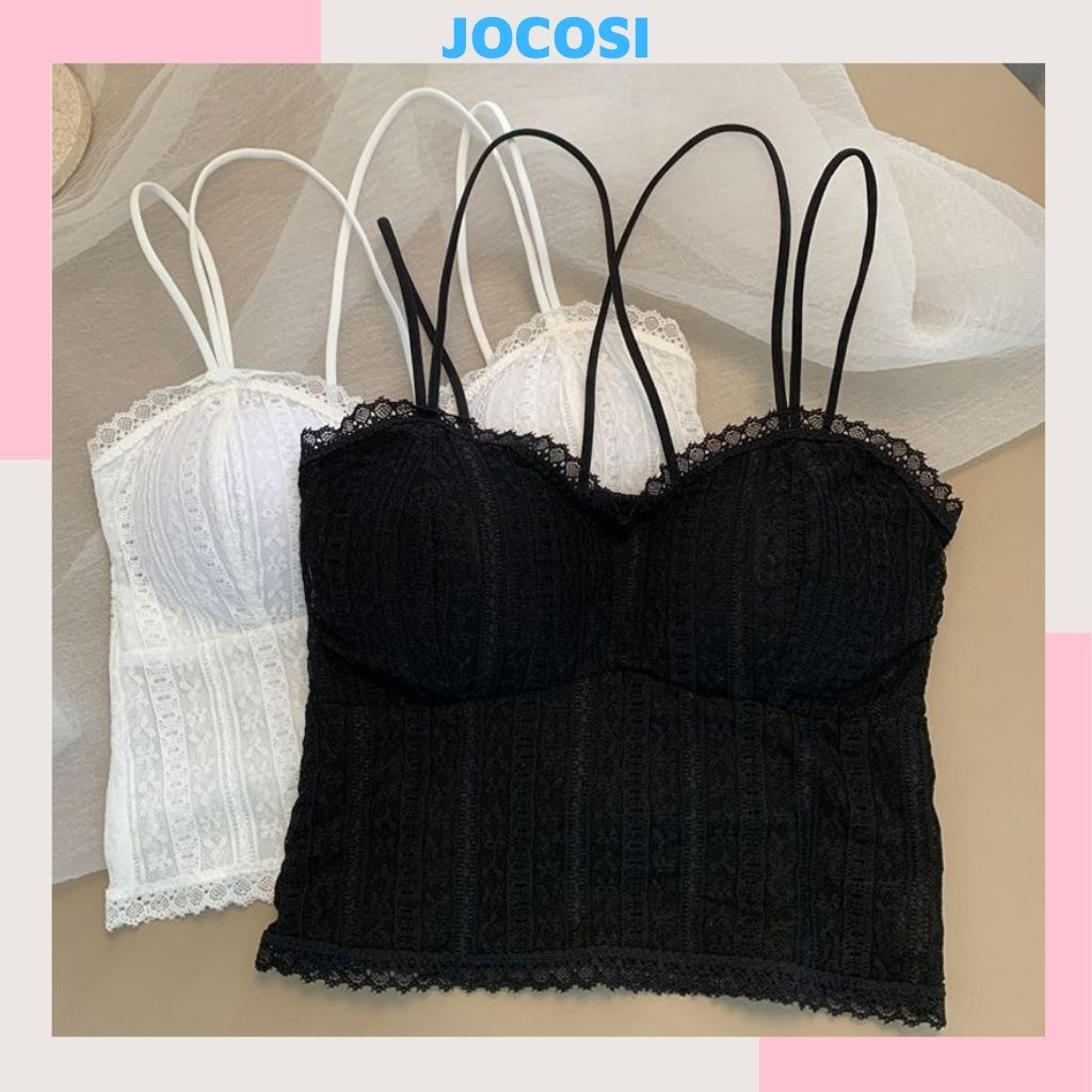 Áo bra nữ ren hoa phong cách croptop đẹp và quyến rũ JOCOSI B3428