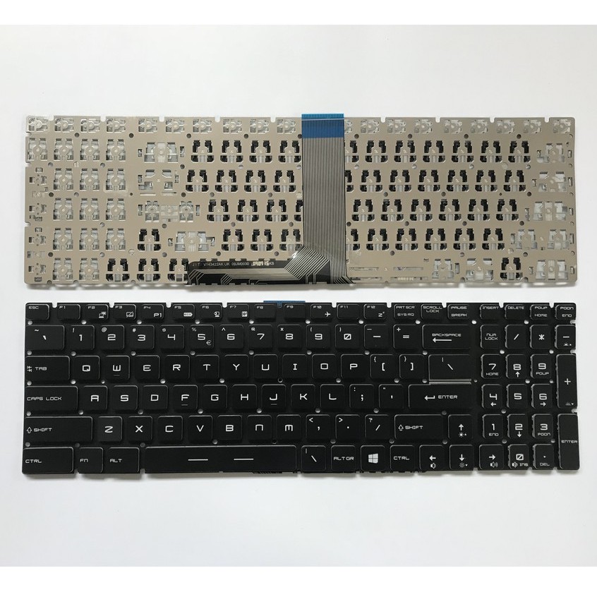 BÀN PHÍM LAPTOP MSI GE62 dành cho Steelseries CX62 CX72 GE62 GE72 GS60 GS70 GV62 GT62 GT72 GL62 GL72 WS60 GP63 GP73 GF62