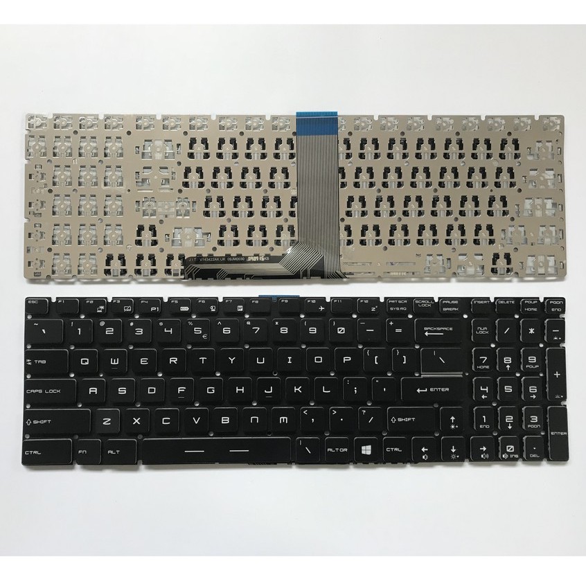 (KEYBOARD) BÀN PHÍM LAPTOP MSI GE62 dùng cho Steelseries CX62 CX72 GE62 GE72 GS60 GS70 GL62 GT62 GT72 GL62 GL72 WS60