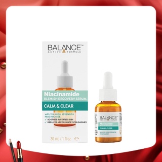 Serum ngừa mụn mờ thâm Balance Active Formula Niacinamide 15% Blemish Recovery 30ml