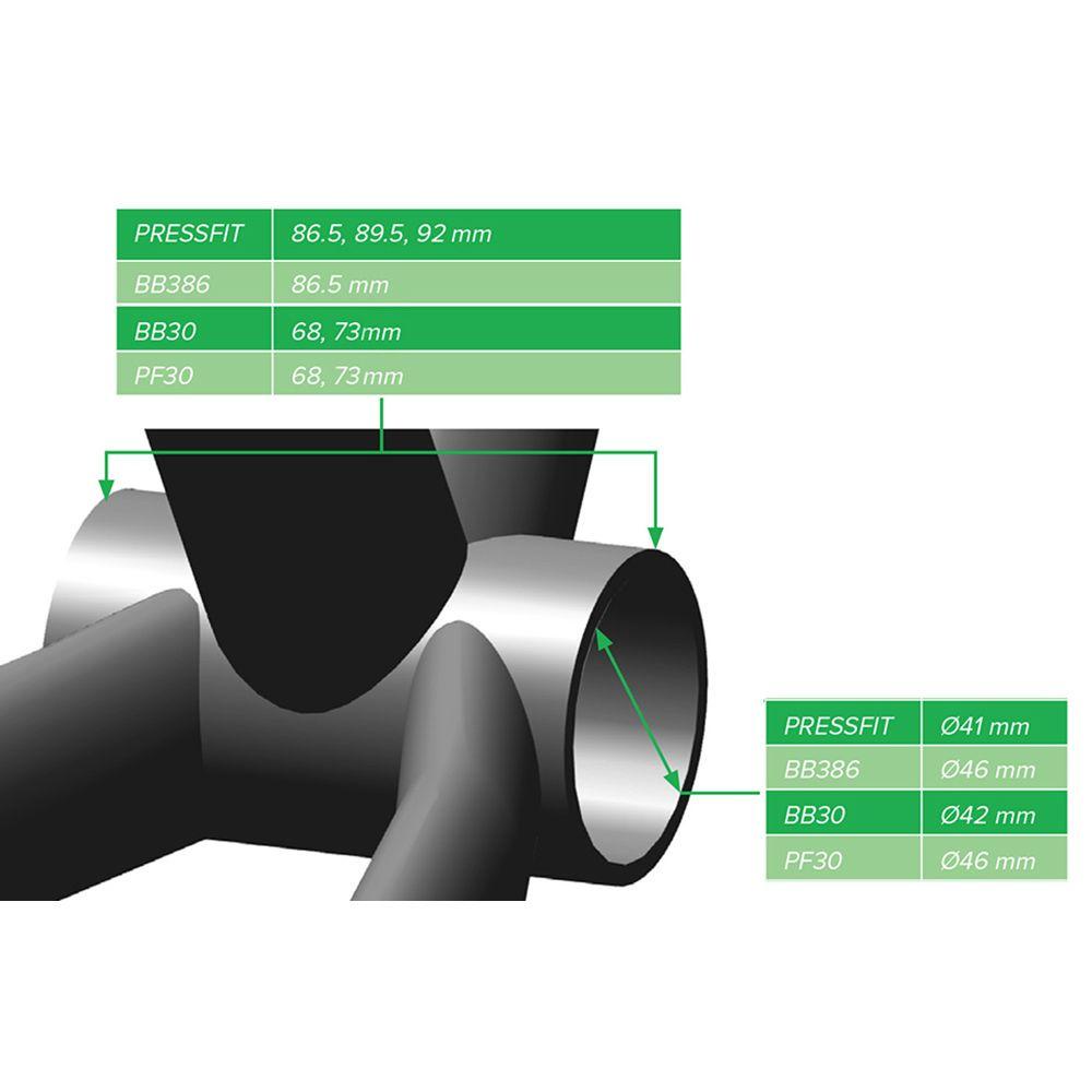 Bộ Chuyển Đổi Khóa Dưới Khung Xe Đạp TAYLOR1 Bằng Silicon Kép