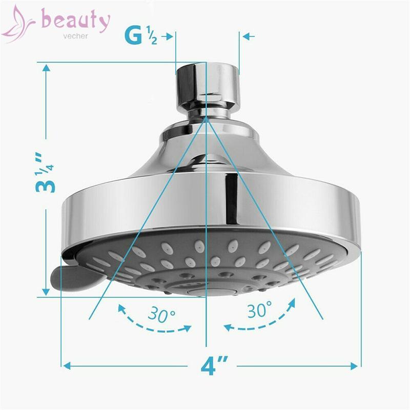 Bộ 5 Vòi Sen 4 Inch Tiết Kiệm Nước