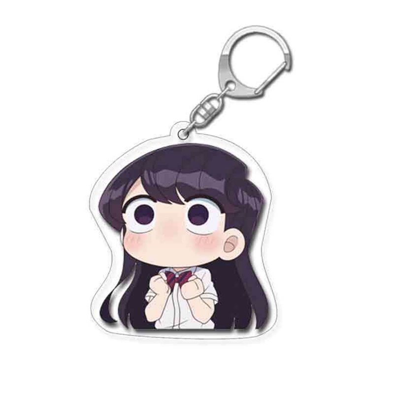 Ygt Móc Chìa Khóa Bằng Acrylic Hình Hoạt Hình Komi Can 'T Communicate
