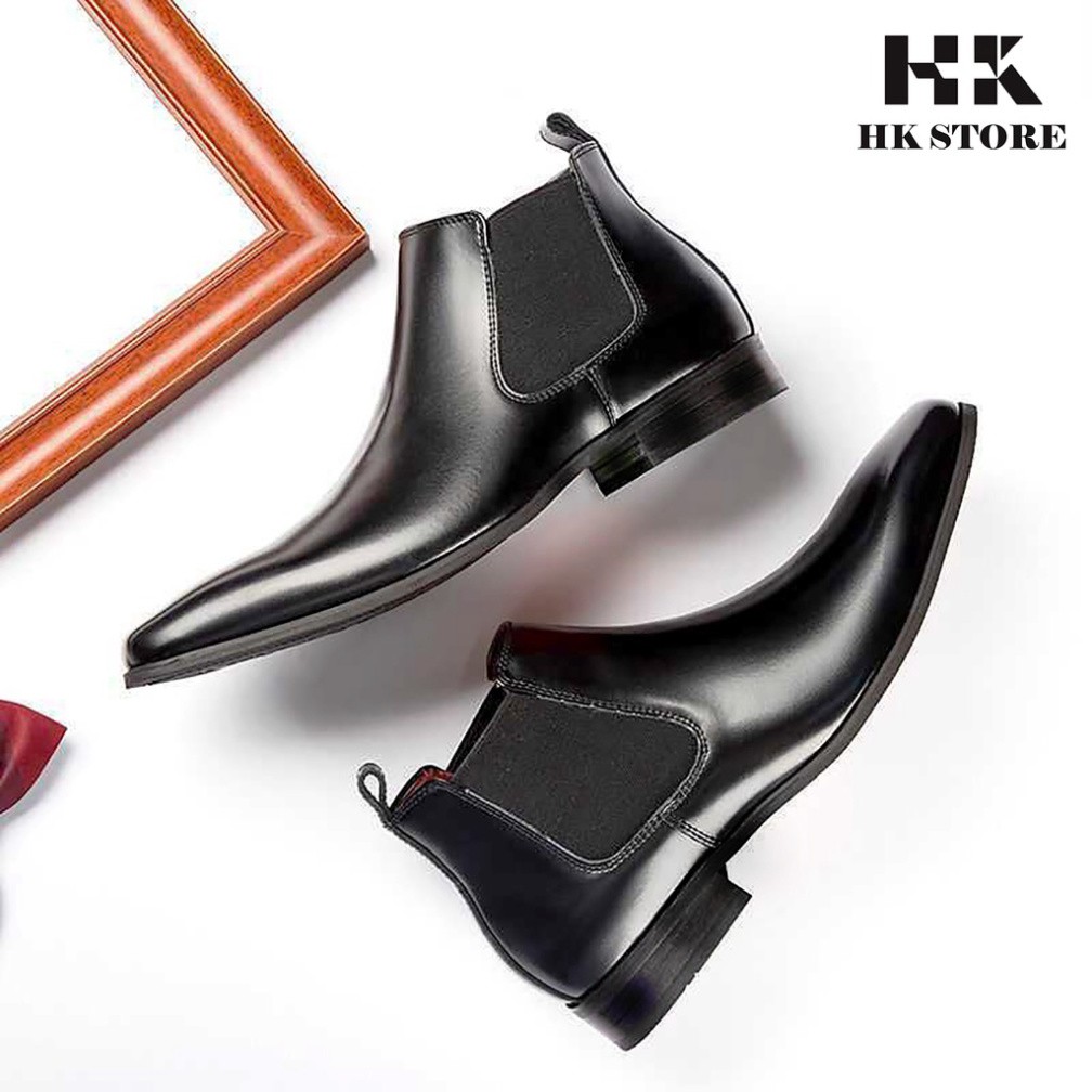 GIÀY CHELSEA BOOTS DA BÒ CAO CẤP KIỂU DÁNG HOT NHẤT - BẢO HÀNH 12 THÁNG | BigBuy360 - bigbuy360.vn