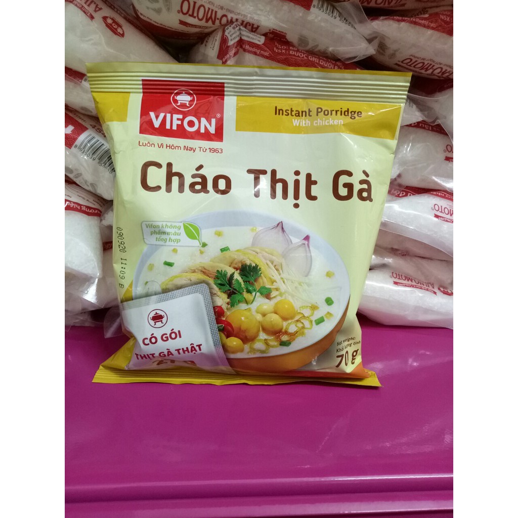 Cháo thịt gà Vifon gói 70g